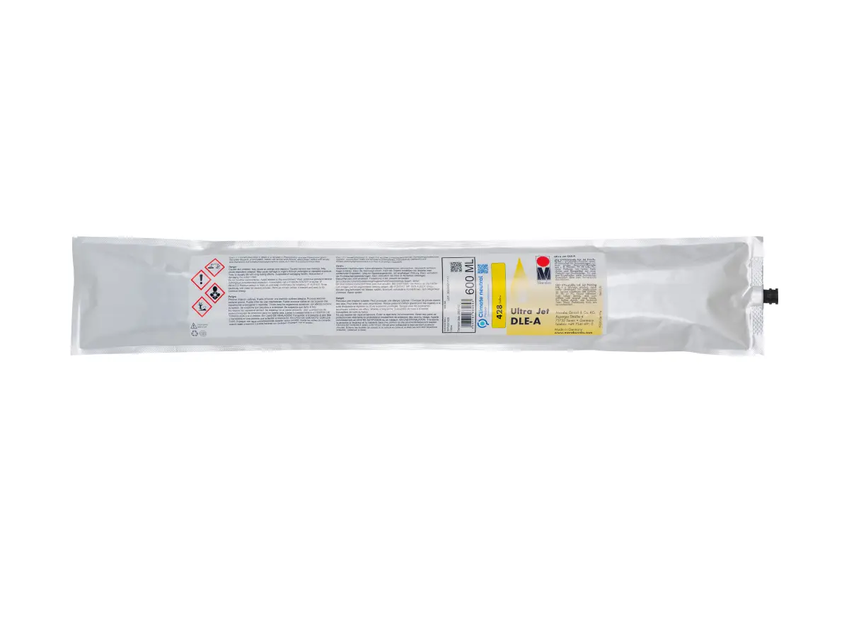 Краска UltraJet DLE-A 600ml bag Yellow
